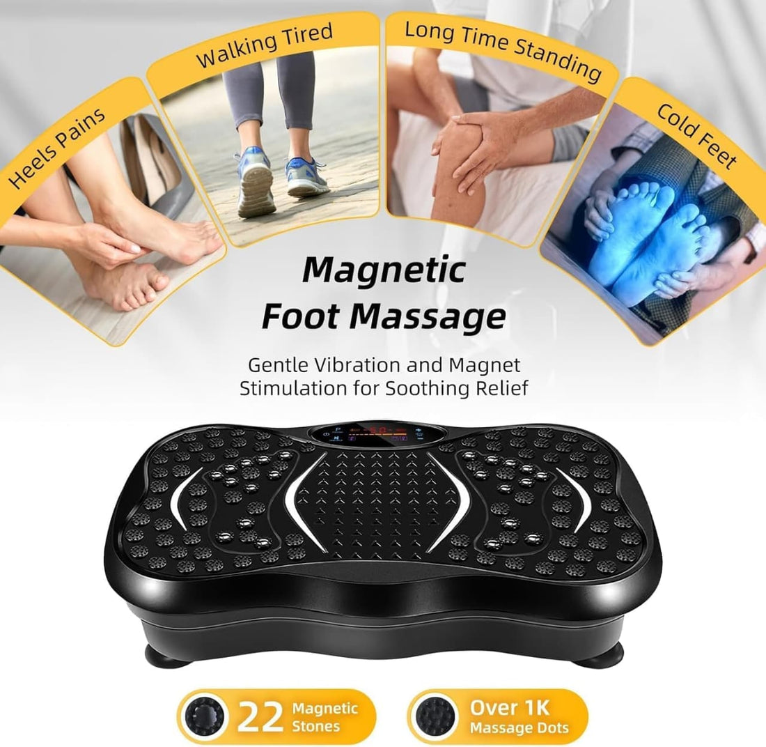 Whole Body Vibration Plate Exercise Machine I جهاز منصة الاهتزاز لتمارين الجسم بالكامل