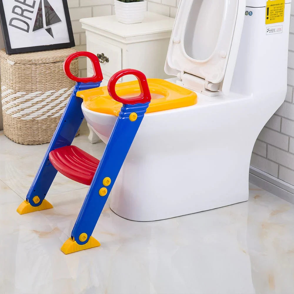 Kids Potty Training Toilet Ladder Seat – Adjustable Child Toilet Train ...